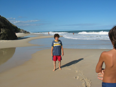Alec at Grumari Beach in Rio
