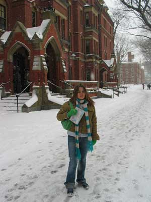 Sasha em Harvard