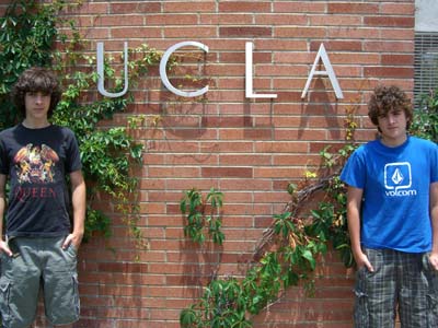 Adam and Alec at UCLA