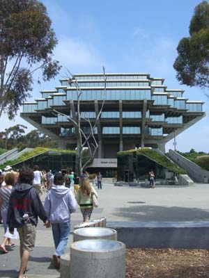 The library at UC San Diego