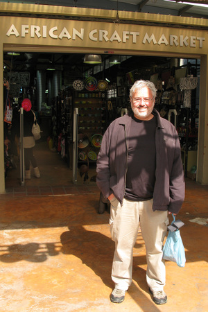 Mauricio shopping in South Africa