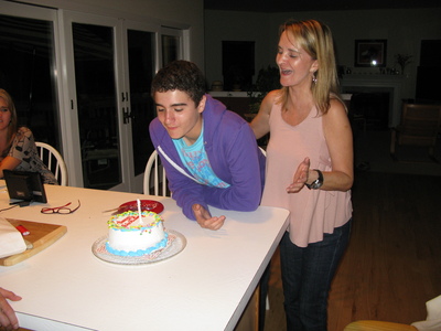 Alec blows 17 candles in one