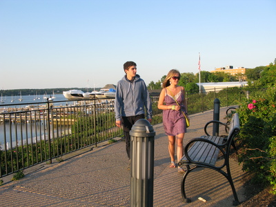 Sasha and Alec in Red Bank in August