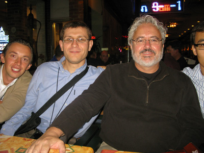 Mauricio with Sergiy and Vladmir at INFORMS 2008