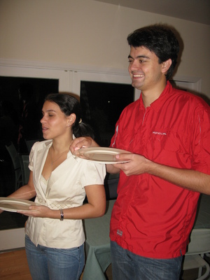 Daniela and Rodrigo Toso at Thanksgiving