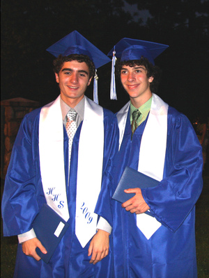 Alec and Adam graduate