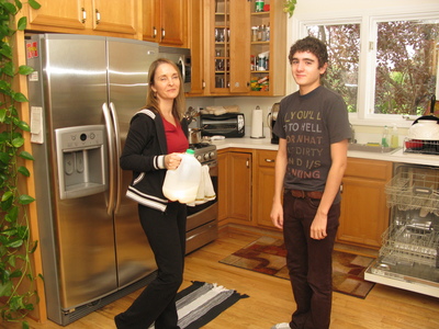 Alec and Lucia during Thanksgiving