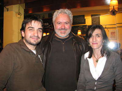 Mauricio with Abraham and Maria in Madrid
