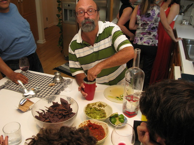 Beto Avritzer prepares another caipirinha