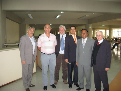 Mauricio with fellow conference attendees in Lima