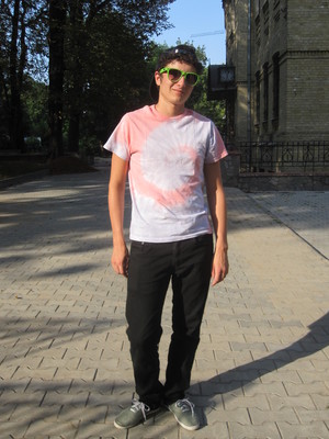 Alec in Kiev, Ukraine, in July