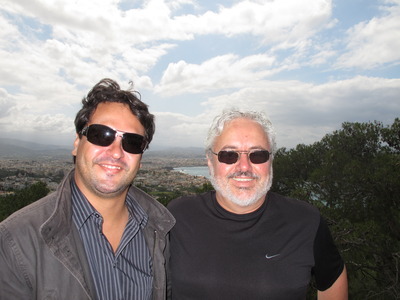 Mauricio and Ricardo SIlva in Crete