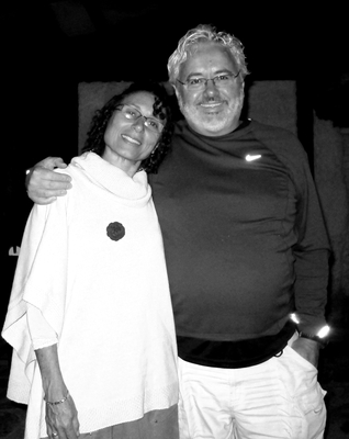 Mauricio with Christine in Pirenópolis