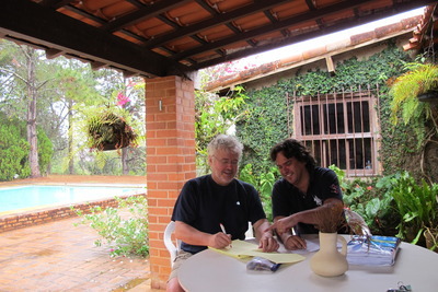 Mauricio with Ricardo in Itaipava