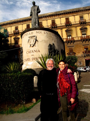 Mauricio with Paola Festa in Catania