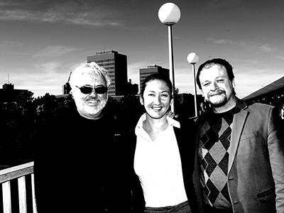 Mauricio with Sibel and Petrus at U. of Minn
