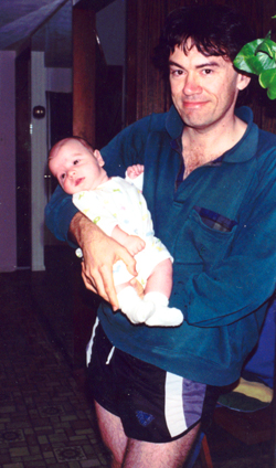 Alec with Geraldo (1991)