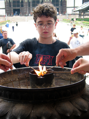Alec in Nara, Japan (2003)