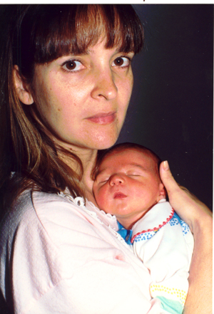 Baby Alec with Mom