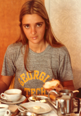 Lucia in Bariloche honeymoon (1981)