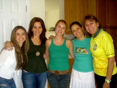 Lucia and friends during world cup 2006.