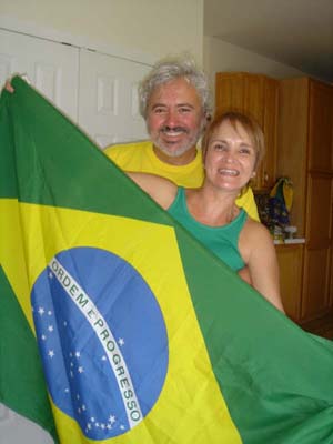 Mauricio and Lucia during 2006 World Cup.