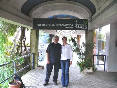 Mauricio and Luciana Buriol at UFRGS, Brazil