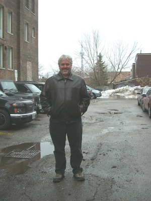 Mauricio outside the Fields Institute in Toronto in February