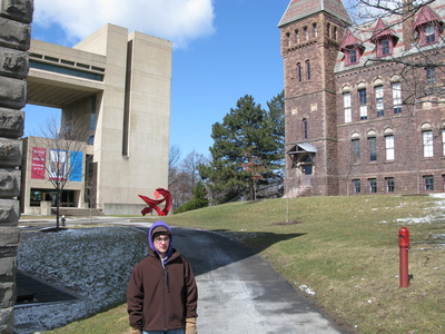 Alec at Cornell in March