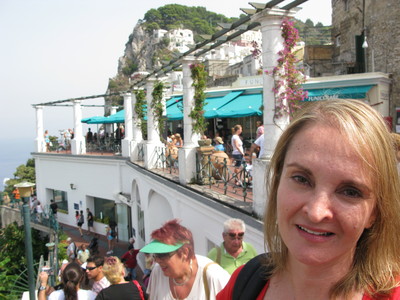 Lucia in Capri in September
