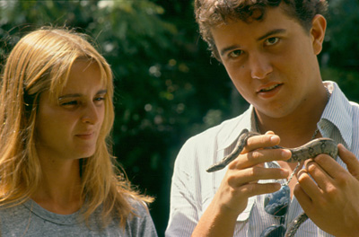 Roberto with Lucia in 1981