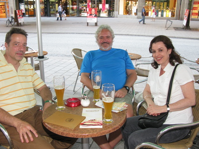 Mauricio with Eric and Adriana in Hamburg