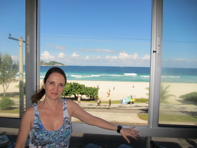 Lucia at João Lauro Facó's apartment in Rio
