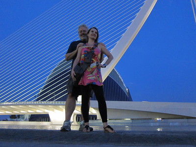 Lucia and Mauricio in Valencia, Spain