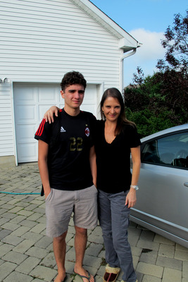 Alec with Lucia about to head back to school in August