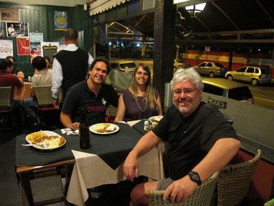 Mauricio with Ricardo and Flavia in Belo Horizonte