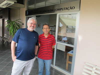 Mauricio with Geraldo Robson at UFMG