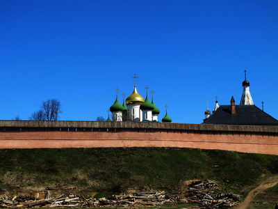 St. Euthymius monastery (founded in the mid-14th century) in Suzdal, Russia