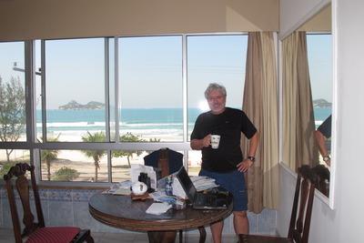 Mauricio at Facó's place in Rio