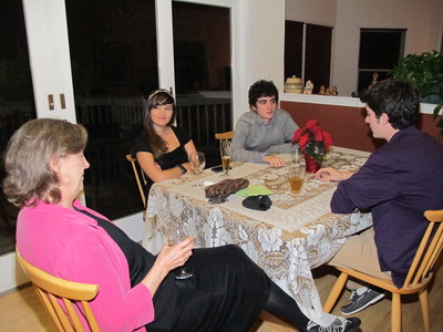 Sasha & Alec with Adam & Linda at Thanksgiving