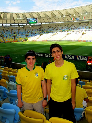 Alec and Gabriel at Maracanã