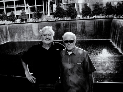 Mauricio & Brian at the WTC Memorial
