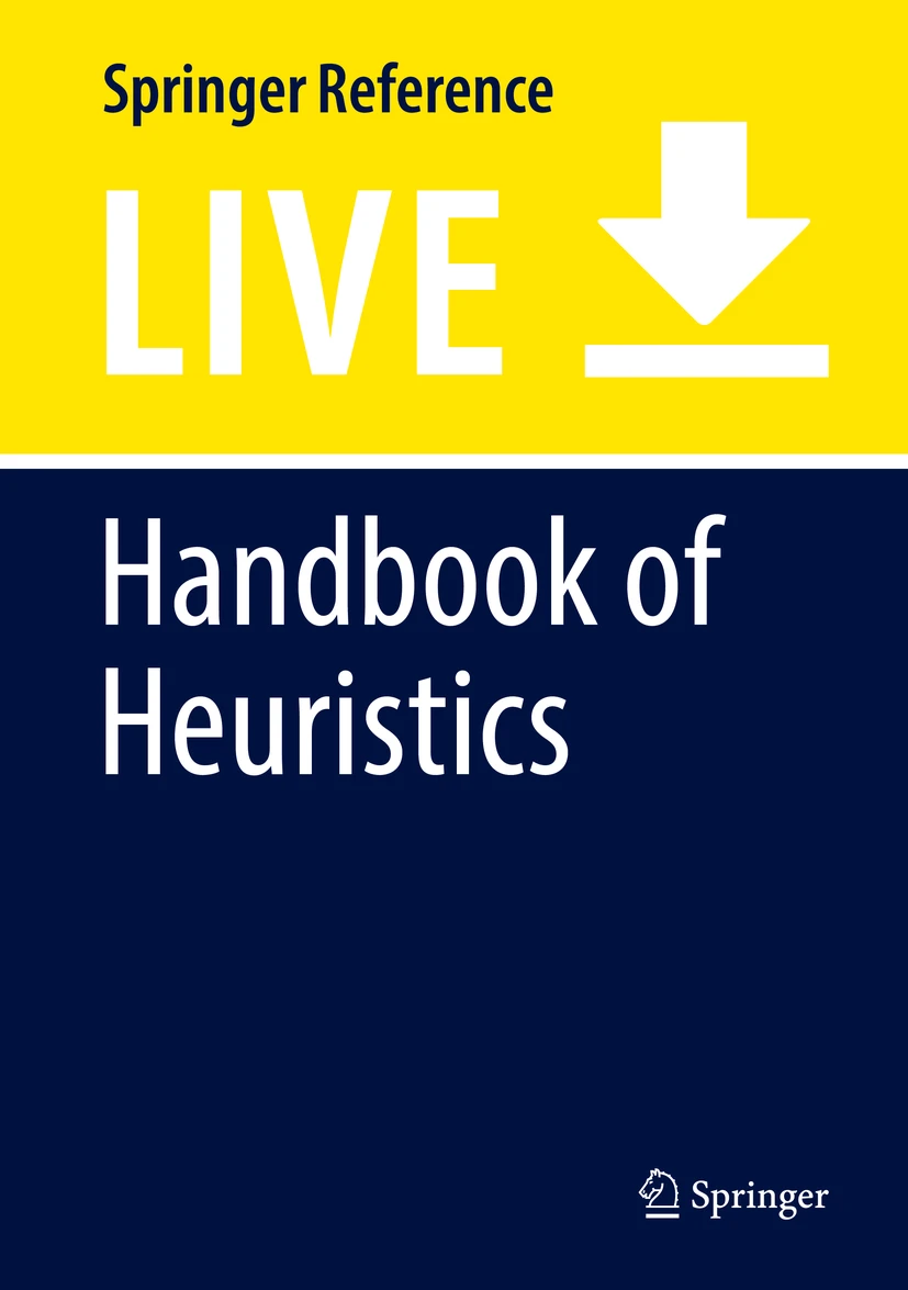 Cover of the first edition of Handbook of Heuristics