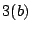 $ 3(b)$