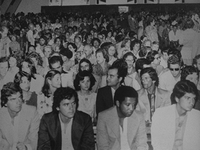 Mauricio at graduation mass in July 1978