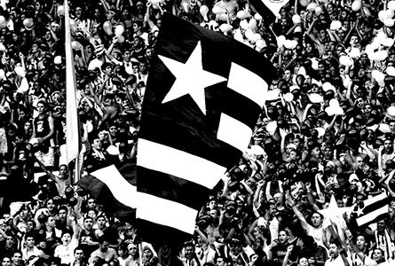 Botafogo supporters in Maracanã Stadium